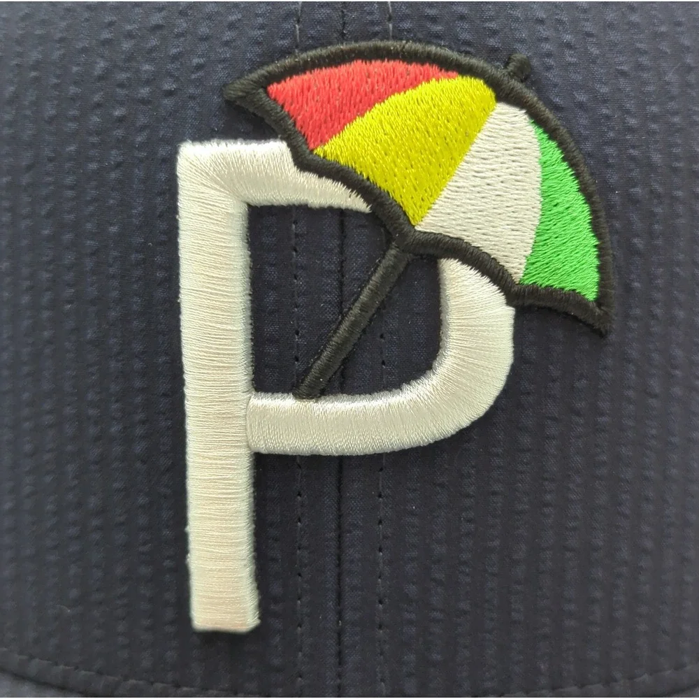 Puma x Arnold Palmer Seersucker Golf Hat Navy Snapback